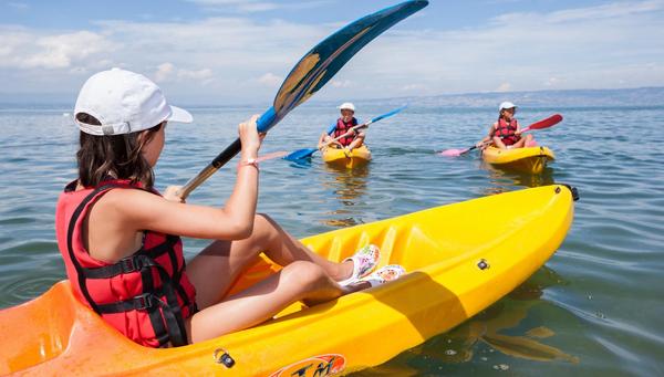 cane kayak thonon lac léman vacances
